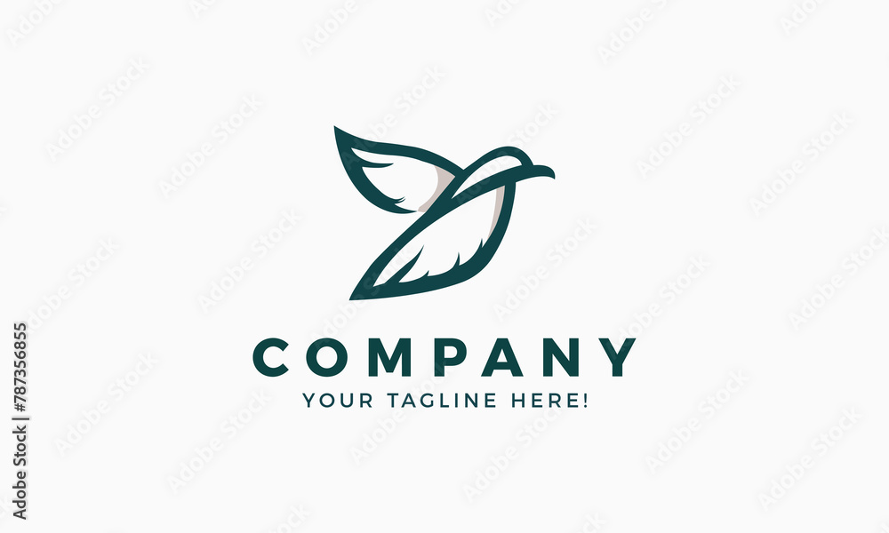 bird fashion logo vector design template bird fashion logo vector design template