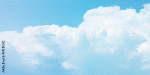 It's a hot day with the sun shining down on a blue sky filled with alternating small and huge clouds moving gently while the light from the sky creates a remarkable abstract shape. Horizon, Cloud Back