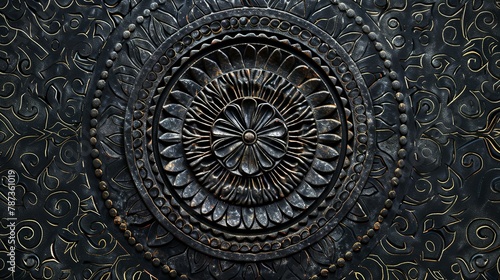iron gate mandala pattern
 photo