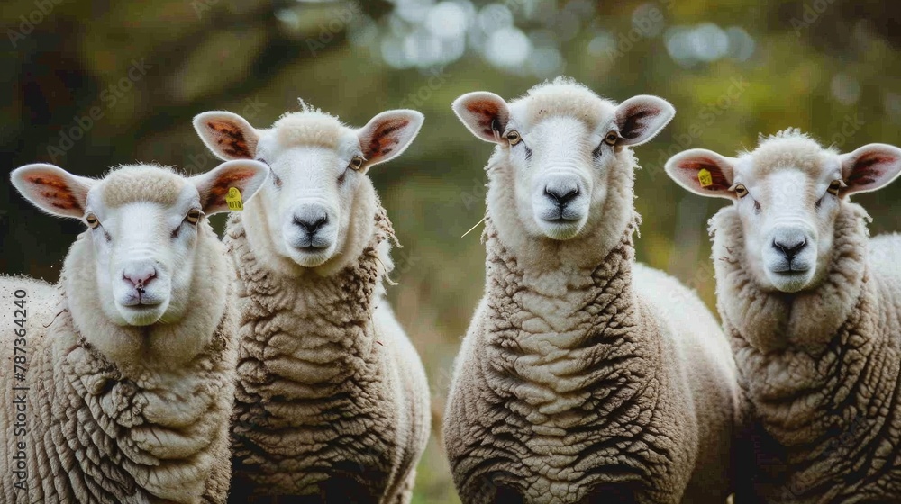 Fototapeta premium Group of sheep