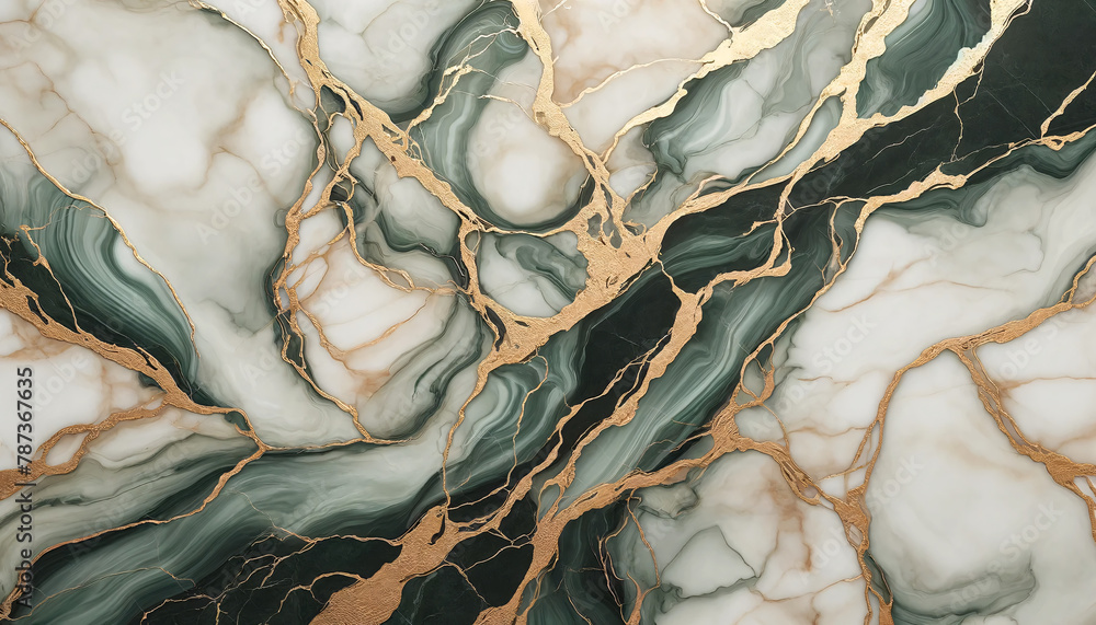 A background depicting an exquisite marble surface with a blend of soft ...