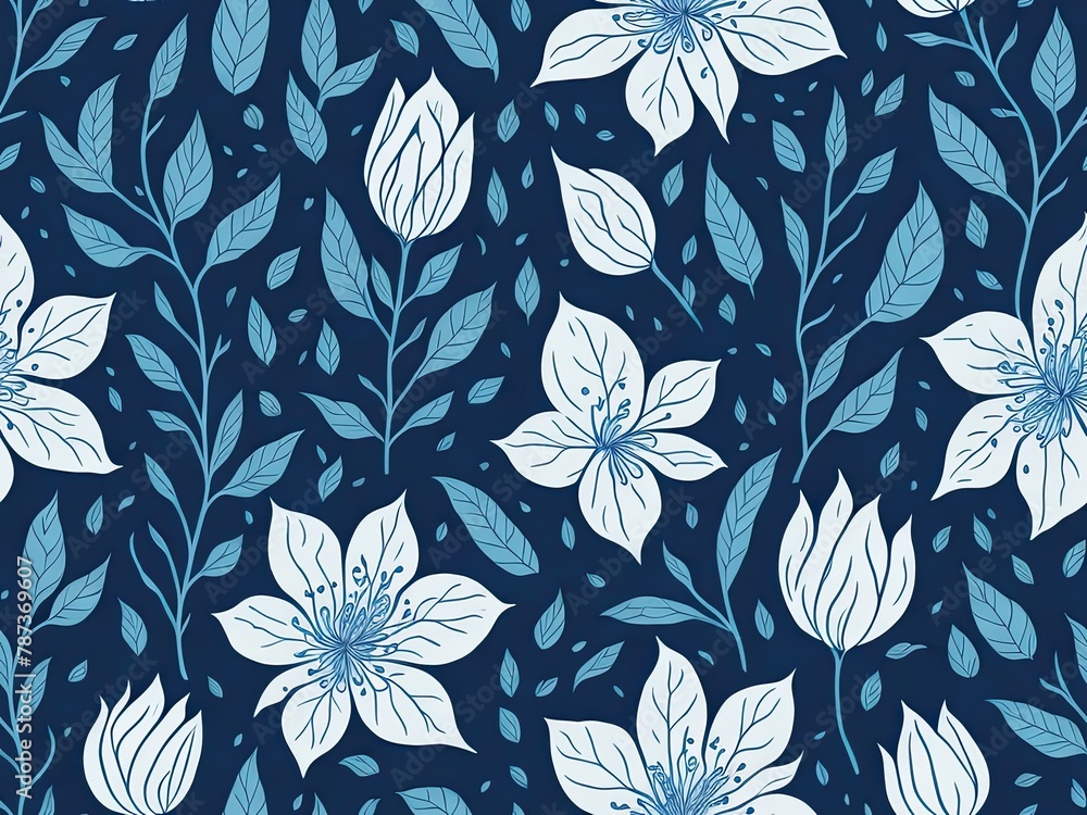seamless pattern with flowers seamless pattern with flowers