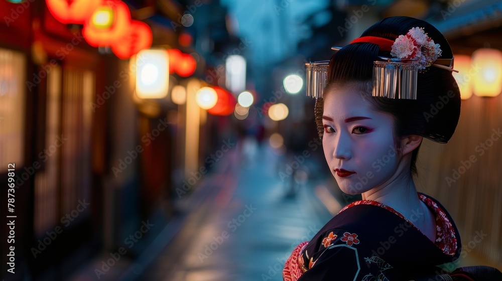beautiful japanese geisha on the streets of japan in high resolution beautiful japanese geisha on the streets of japan in high resolution