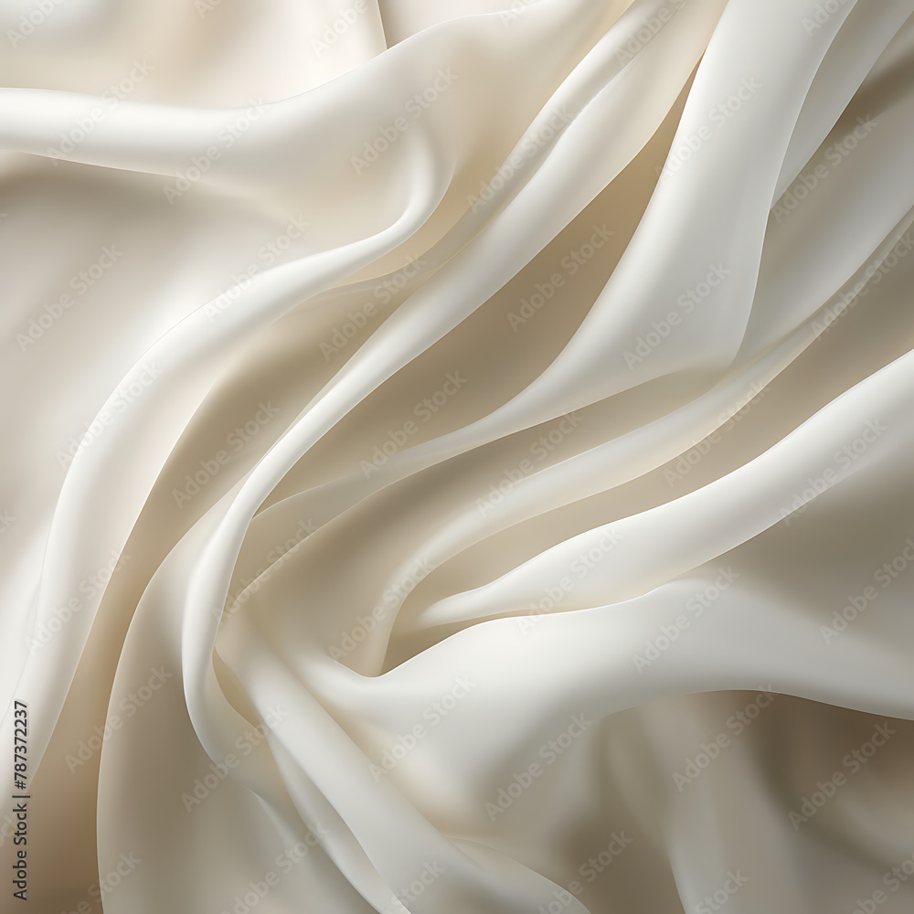 Obraz premium White Background, Fabric Satin Texture