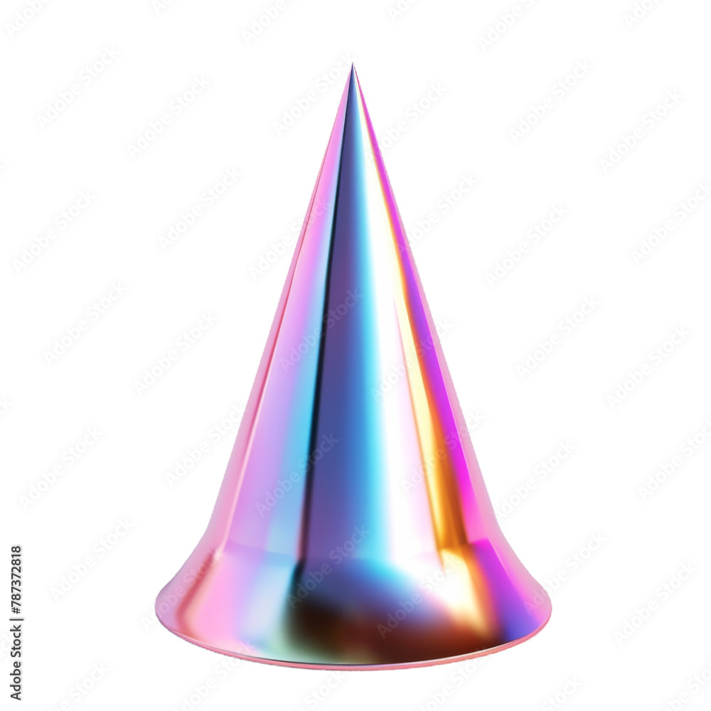 Cylinder holograph 3d chrome glossy geometric shape Cylinder holograph 3d chrome glossy geometric shape