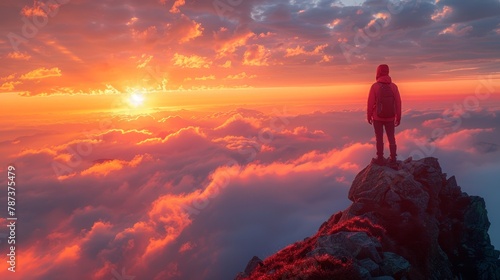 Insight Spark: A photo of a person standing on a mountaintop
