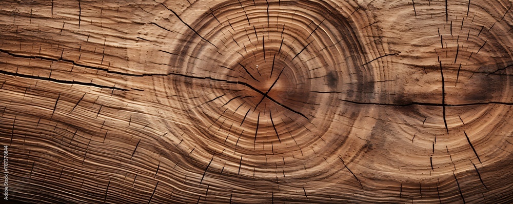 Fototapeta premium Wood texture with natural pattern for background