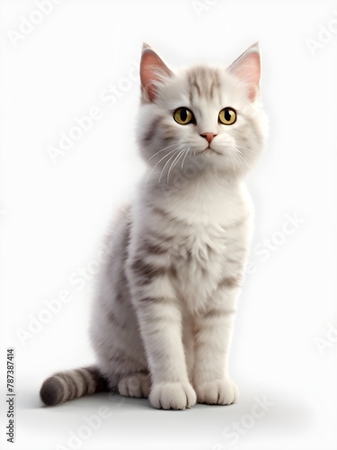 british cat isolated on white © Shyamal