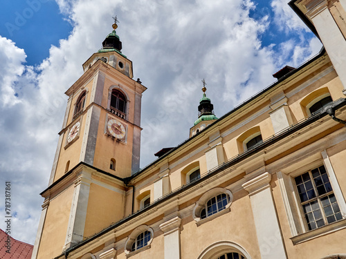 Cathedral of St. Nicholas. Ljubljana, Slovenia, Europe