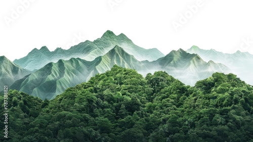 PNG Green mountains forest countryside vegetation