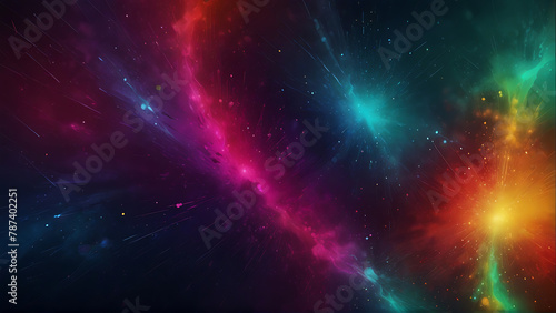 Digital background for technology, AI, data, audio, graphics, Abstract art, aura