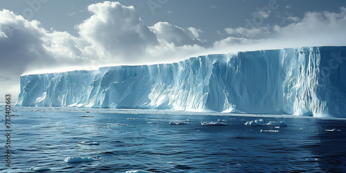 edge of ice shelf, coast of Antarctica © Evgeny