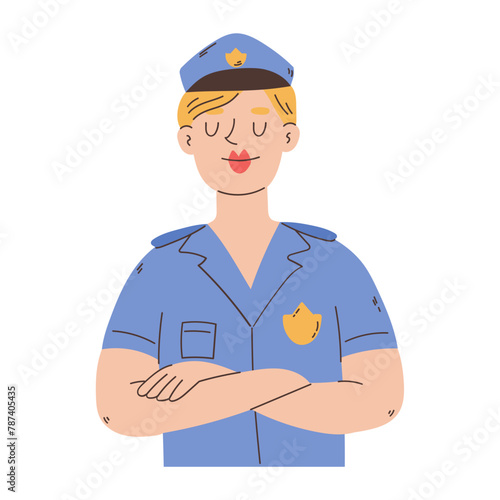 Police officer Woman in police uniform