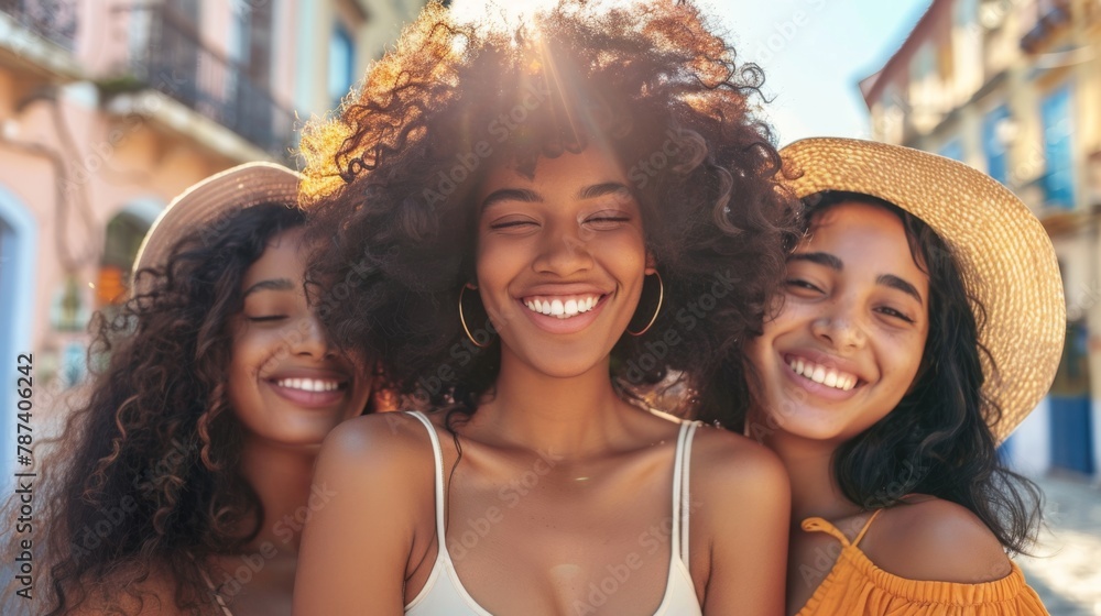 Joyful Friends Sharing Happiness Joyful Friends Sharing Happiness
