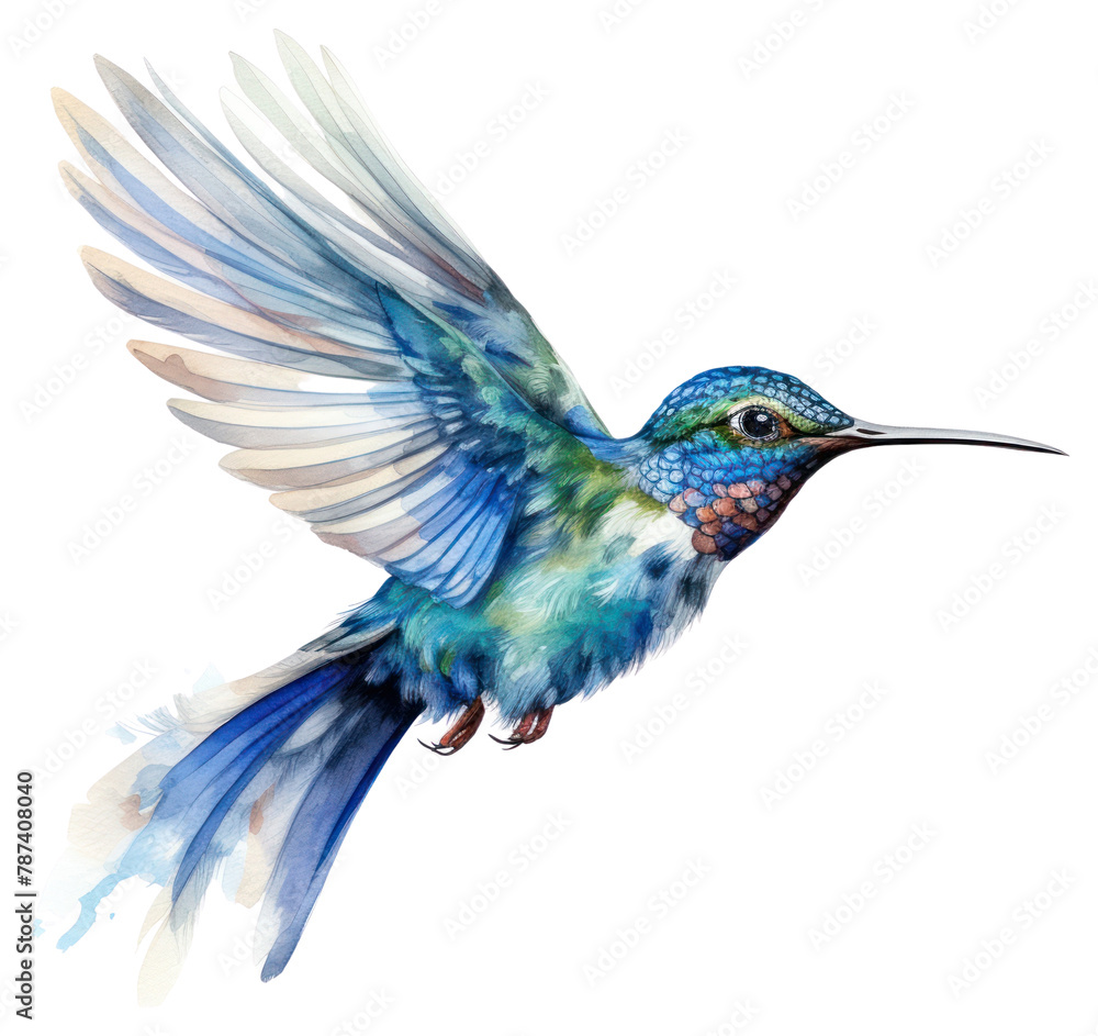 Fototapeta premium PNG Hummingbird animal flying creativity. 