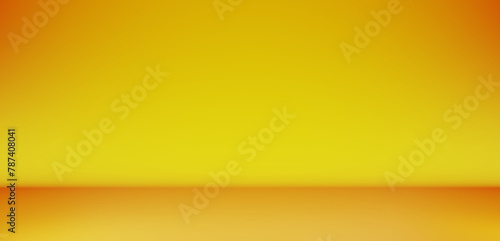 Wallpaper Mural Yellow background. design template. 3d render. Torontodigital.ca