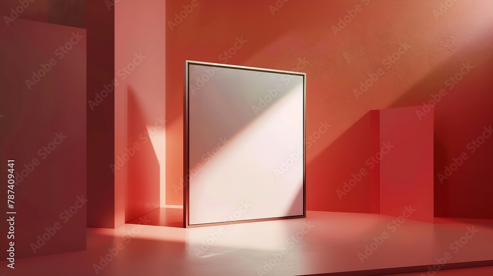 poster frame mockup : Generative AI poster frame mockup : Generative AI