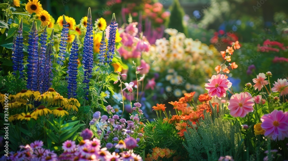 Obraz premium Garden flower pictures