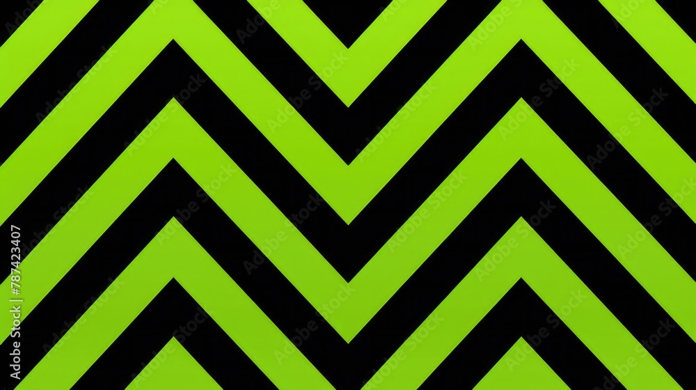 Vibrant Green and Black Chevron Pattern Background Vibrant Green and Black Chevron Pattern Background