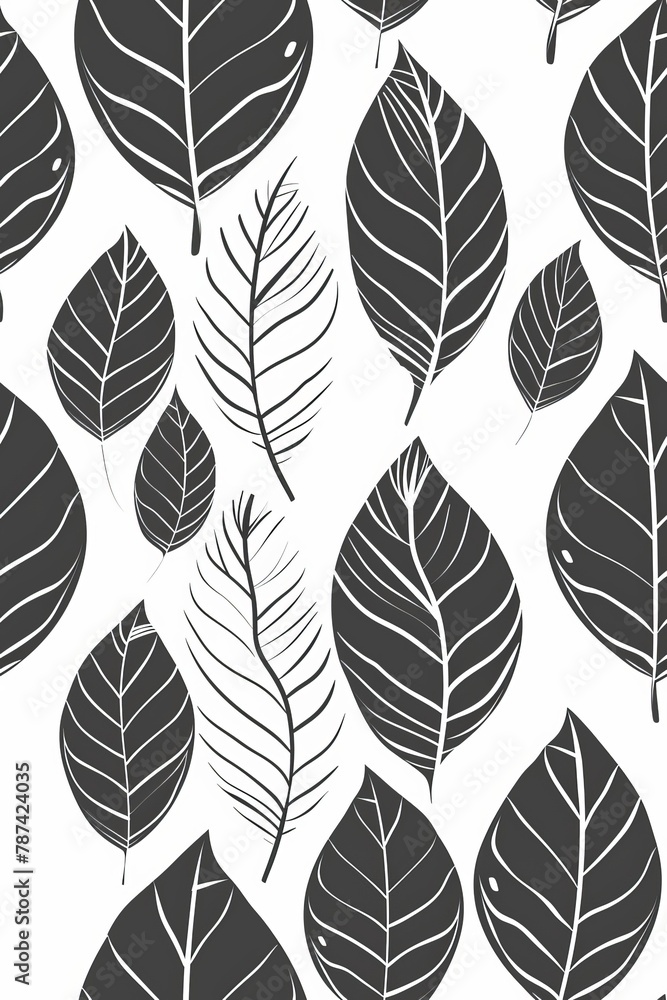 Simplistic leaf pattern Simplistic leaf pattern
