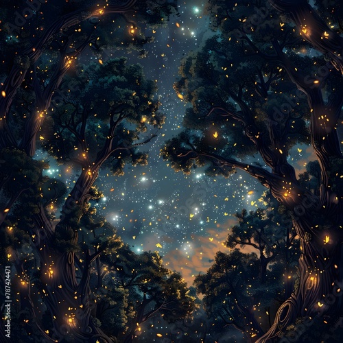 Firefly Symphony Luminous Dance of Nature s Celestial Chorus