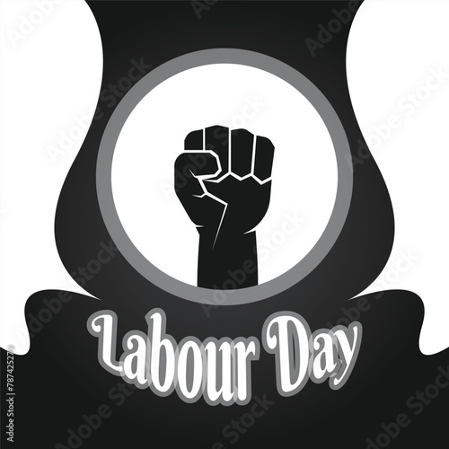 1st may happy labour day celebration design
 (ID: 787425279)