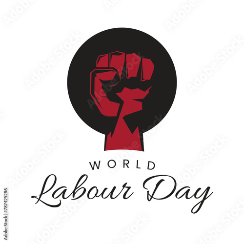 1st may happy labour day celebration design
 (ID: 787425296)