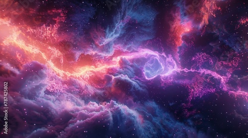 cosmic energy background. © Yahor Shylau 