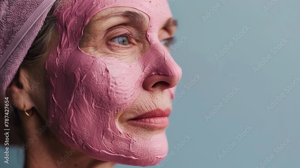 Fototapeta premium cosmetic face mask.