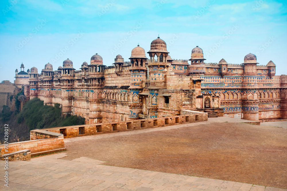 Gwalior Fort or Gwalior Qila, India