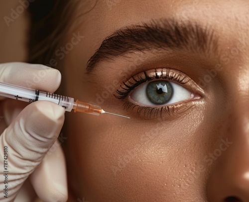 cosmetic facial injection.