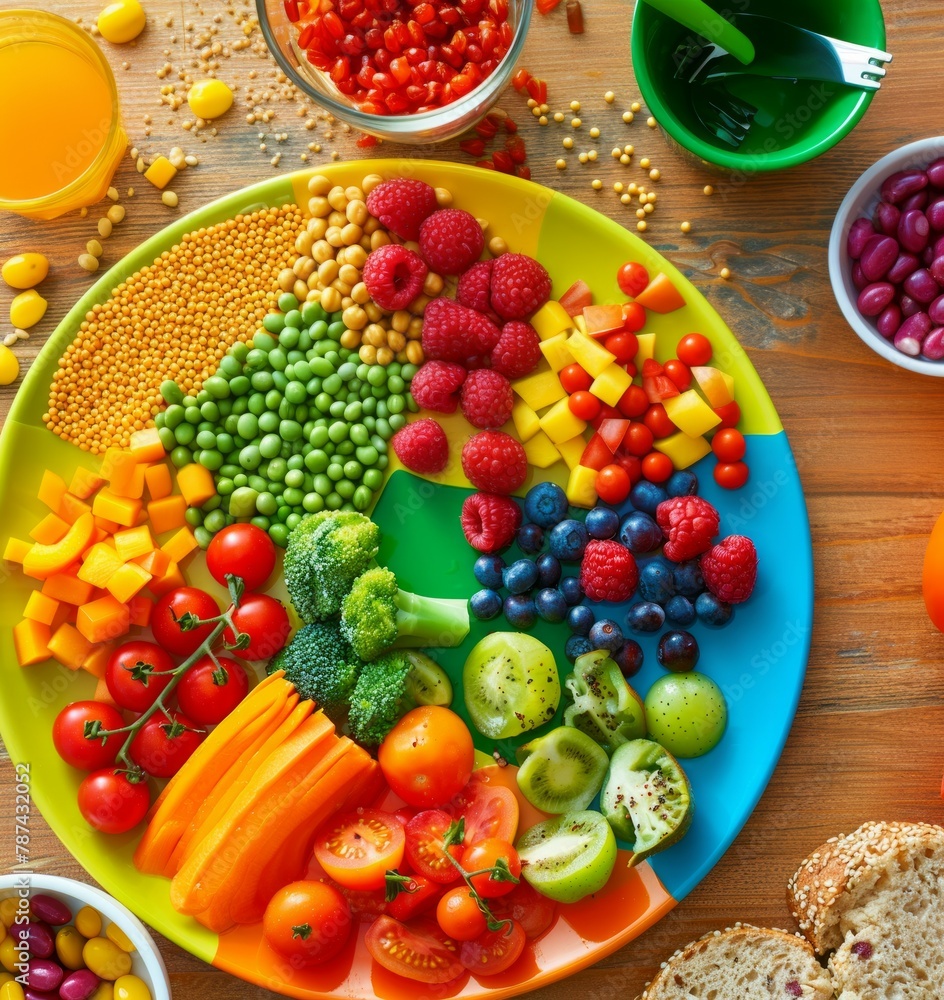A plate of healthy foods.
intermittent fasting and diet A plate of healthy foods.
intermittent fasting and diet