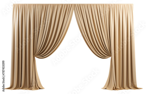 PNG  Contemporary minimal beige curtain  architecture decoration.