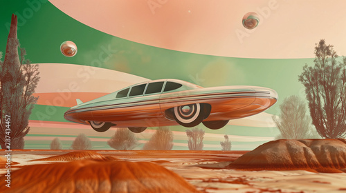 Retrofuture USA: Chrome car...