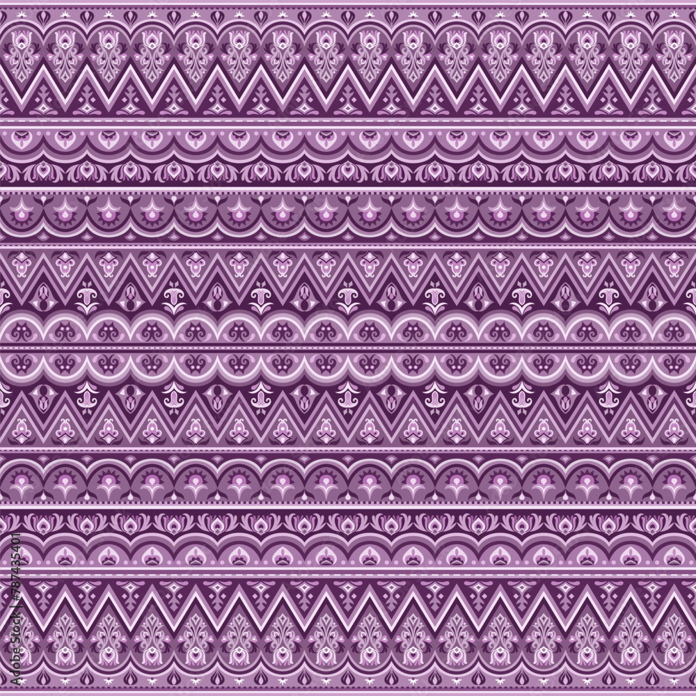 Abstract ethnic stripe pattern, ornamental vector background. Seamless pattern Abstract ethnic stripe pattern, ornamental vector background. Seamless pattern
