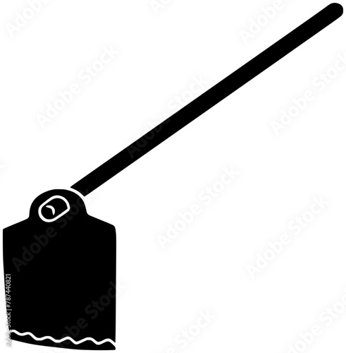 agriculture illustration farm silhouette harvest logo hoe icon farming outline garden tool plant farmer nature gardening black field spade shape work equipment food for vector graphic background