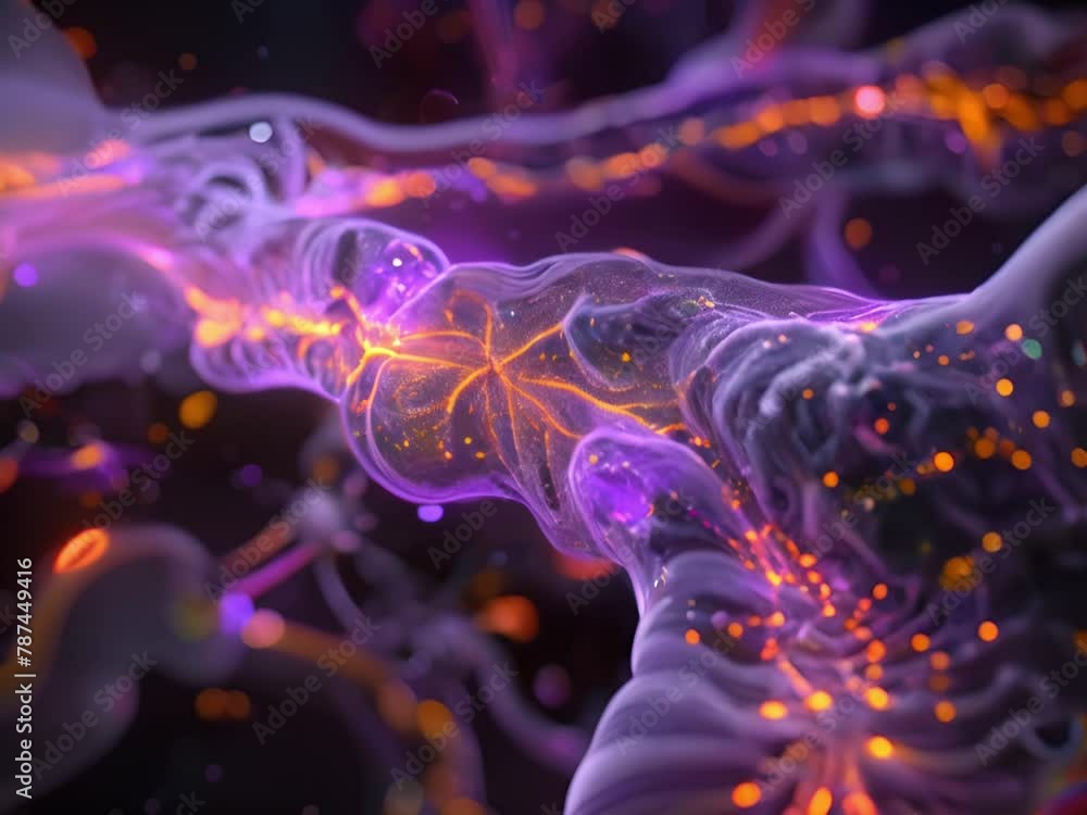 Artistic rendering of a neuron Artistic rendering of a neuron