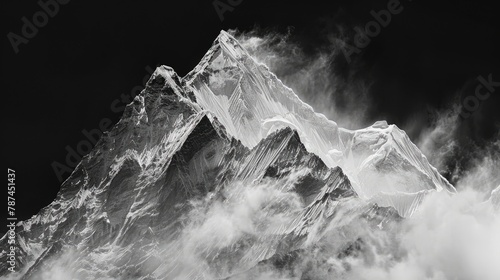 Mountain peak X ray #787451437