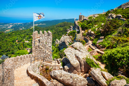 Castle of the Moors in Sintra photo