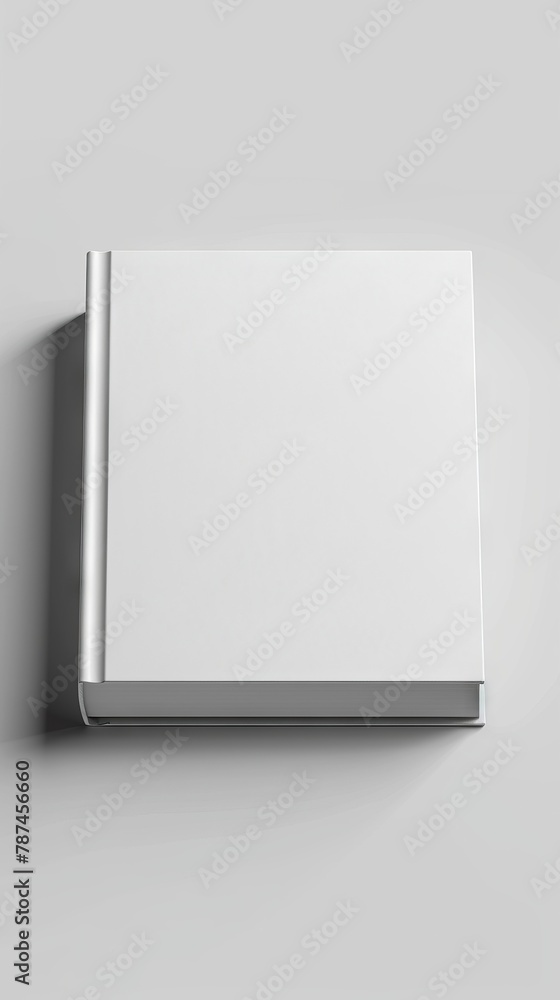 Sleek book cover in a minimal setting. Mockup of a book. Place for text. Suitable for educational and inspirational posts Sleek book cover in a minimal setting. Mockup of a book. Place for text. Suitable for educational and inspirational posts