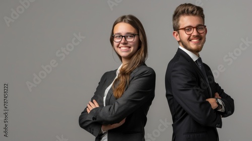 Confident Young Business Professionals