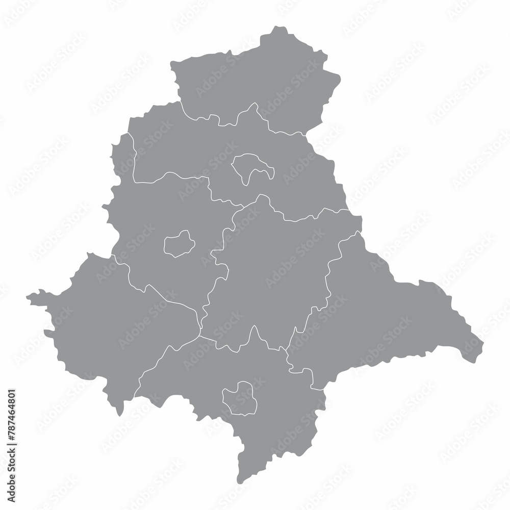 Upper Palatinate administrative map