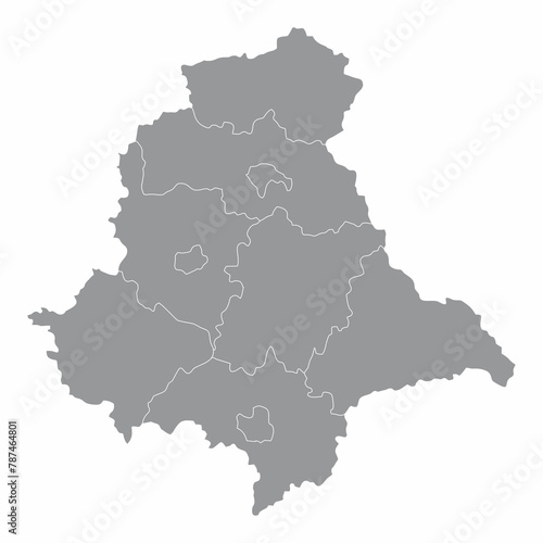 Upper Palatinate administrative map