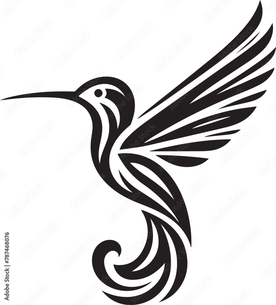 Fototapeta premium illustration of a bird