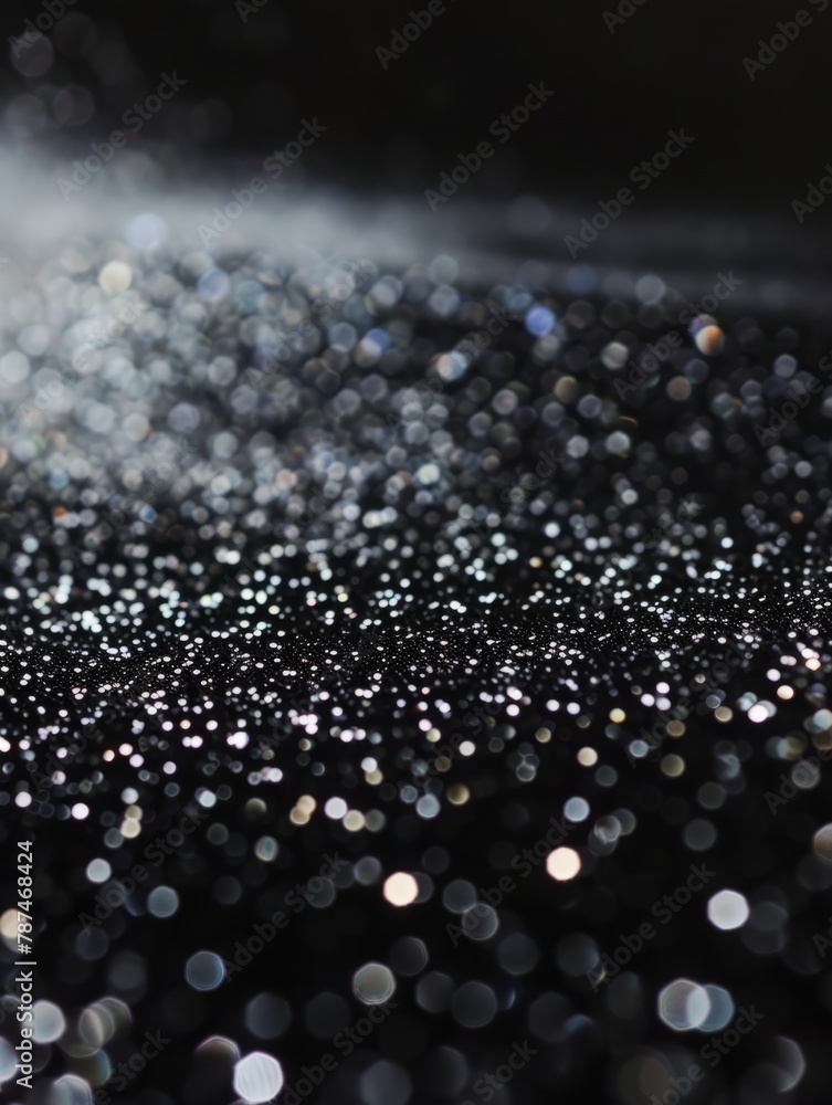 black and white glitter background. black and white glitter background.
