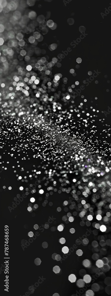 black and white glitter background. black and white glitter background.