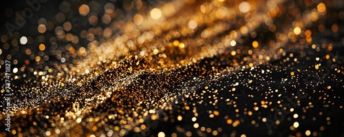 gold glitter background. © Yahor Shylau 