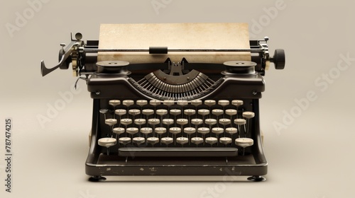 A Classic Vintage Typewriter