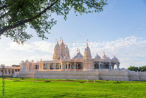 BAPS Shri Swaminarayan Mandir, Houston - Hindu temple Houston hi-res stock  images photo
