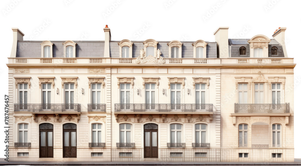 PNG  Paris row house architecture building window